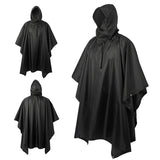 Military Camo Waterproof Rain Poncho & Shelter