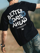 "Better Days Ahead" Oversized Graphic Tee
