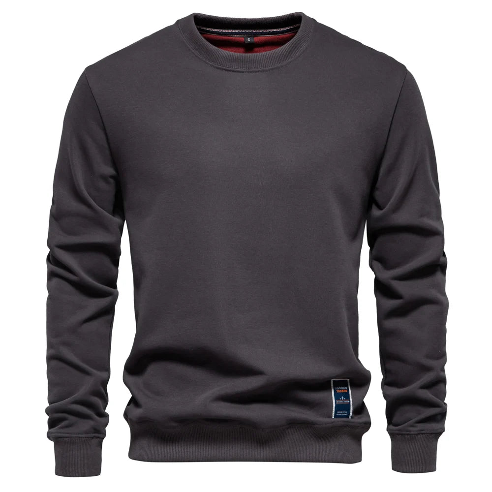 Men’s Cotton-Blend Crew Neck Sweatshirt