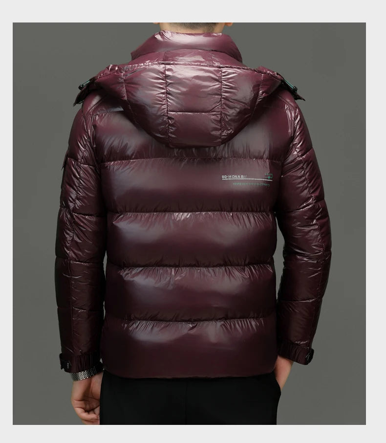 Men's Quilted Hooded Parka – Warm Winter Jacket