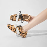 AIYUQI Women's Flat Shoes 2026 New Genuine Leather And Horse Hair Female Sneakers Large Size Lace-up Shoes For Women