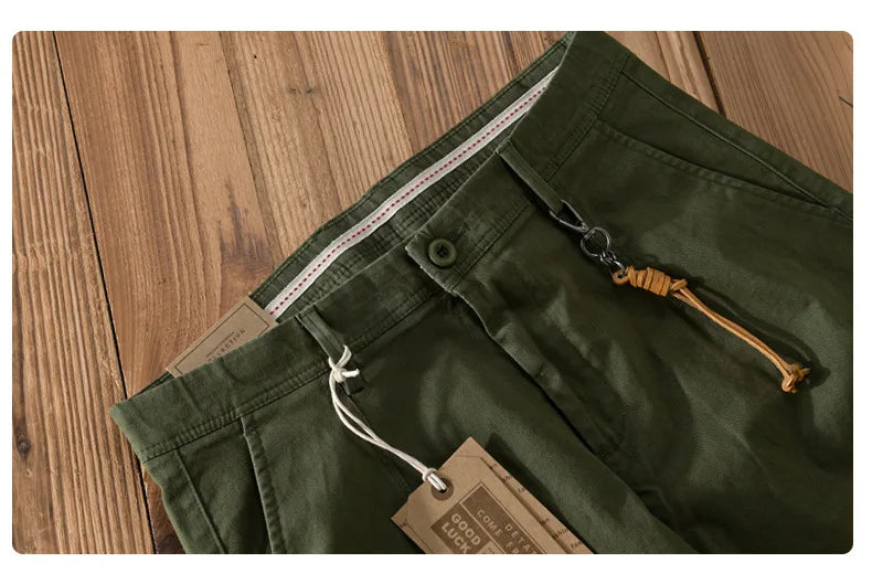 Men's Vintage Wide-Leg Cargo Trousers | Relaxed Fit