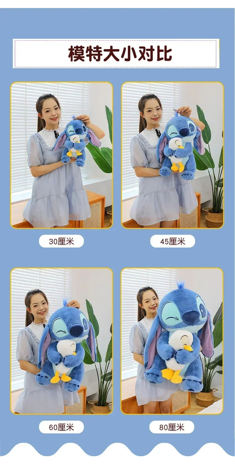 Disney Stitch & Duck Plush Doll