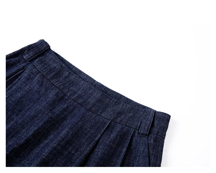 Vimly High-Waist Baggy Wide-Leg Denim Jeans for Women