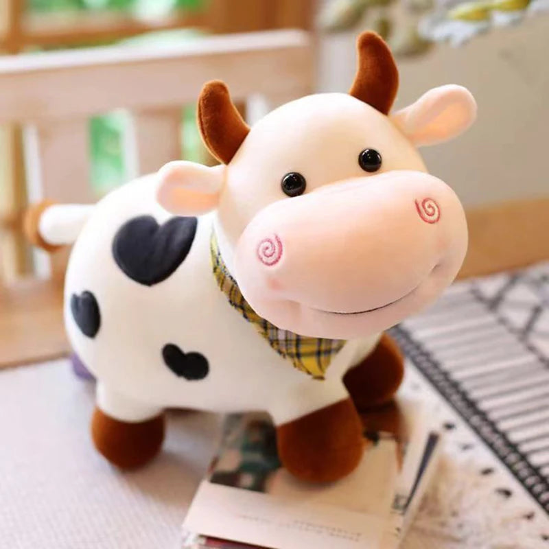 Kawaii Spotted Cow Plush Toy