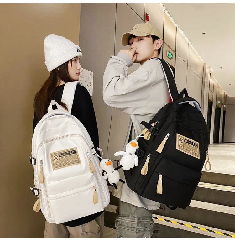 Fashion Big Student School Backpack Rucksack Girls Boys School Bag High Capacity Women Backpack Female Leisure Travel Mochila
