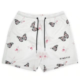 Rose Embroidered Hip Hop Shorts