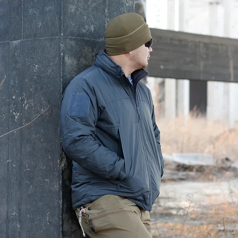 Men's Tactical Winter Down Jacket – Waterproof Outdoor Parka