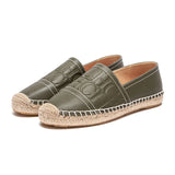 CHCH Women's Handmade Hemp Flat Beach Shoes