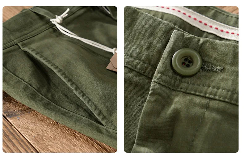 Men's Vintage Wide-Leg Cargo Trousers | Relaxed Fit