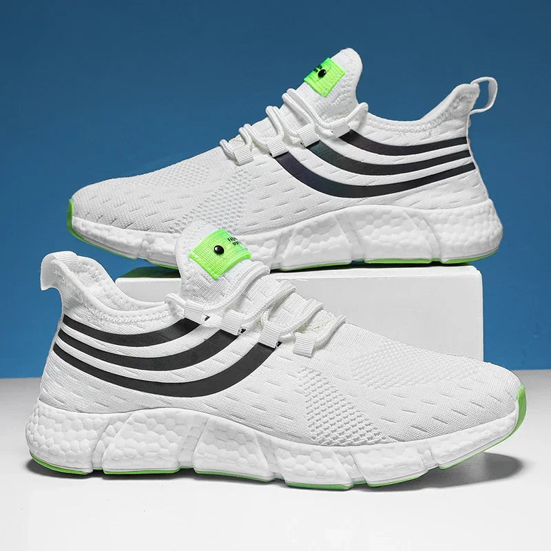 Men's Breathable Mesh Lace-Up Sneakers