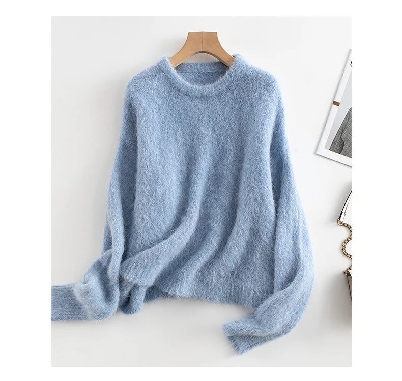 Women's Relaxed Knit Sweater | Long Sleeve Pullover
