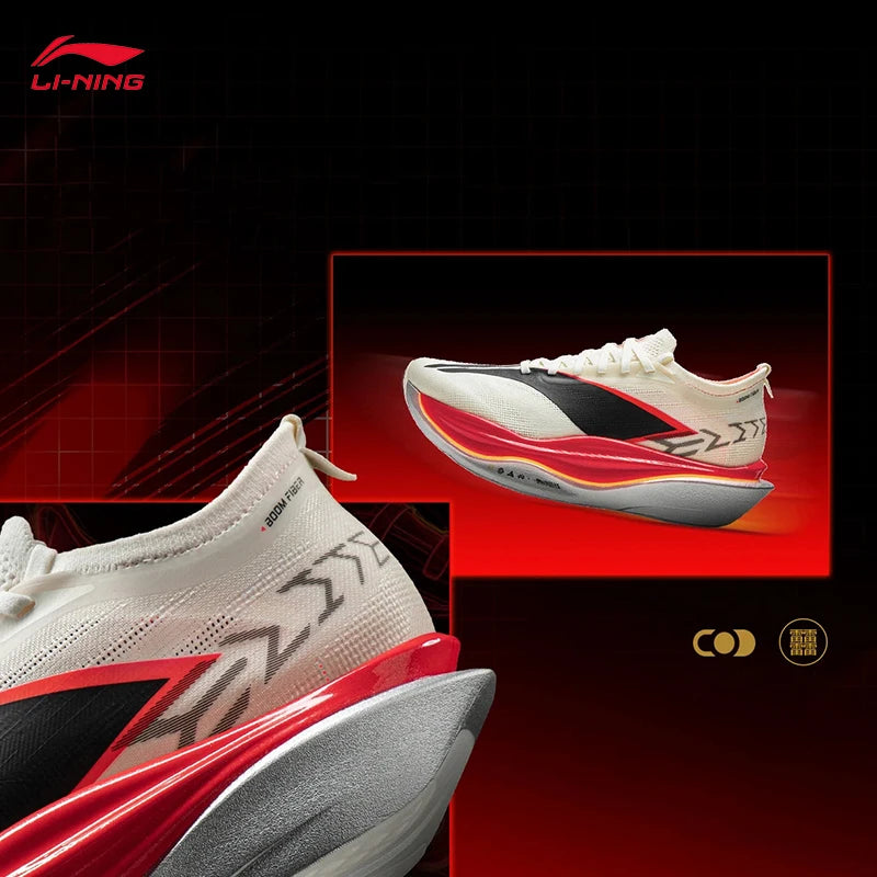 LI-NING FEIDIAN 6 ELITE Unisex Running Series BOOM FIBER Lightweight Cushioning Premium Racing Running Shoes ARMW001