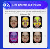 3D Magic Ai Facial Testing X5 ProMirror Wood Lamp Acne Scanner Skin Detector Skin Analyzer Facial Tester Facial Analyzer Machine
