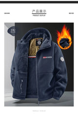 Men's Hooded Fleece Jacket – Warm Outdoor Layer