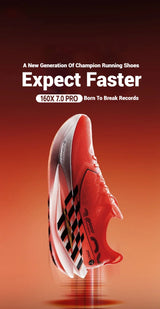 Xtep 160X 7.0 Pro Running Shoes 2025 Cushioning Shock Sneakers Professional Marathon PB Carbon Plate Sports Shoes 975319110041