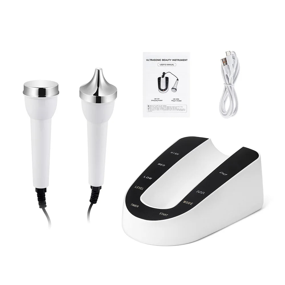 Ultrasonic Facial Beauty Device – Face & Eye Lift Massager