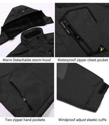 Men's Fleece-Lined Winter Parka | Waterproof Outdoor Jacket