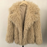 Plush Faux Fur Winter Coat