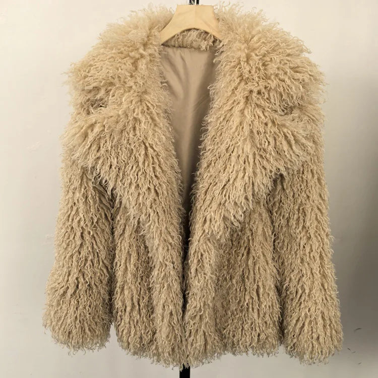 Plush Faux Fur Winter Coat