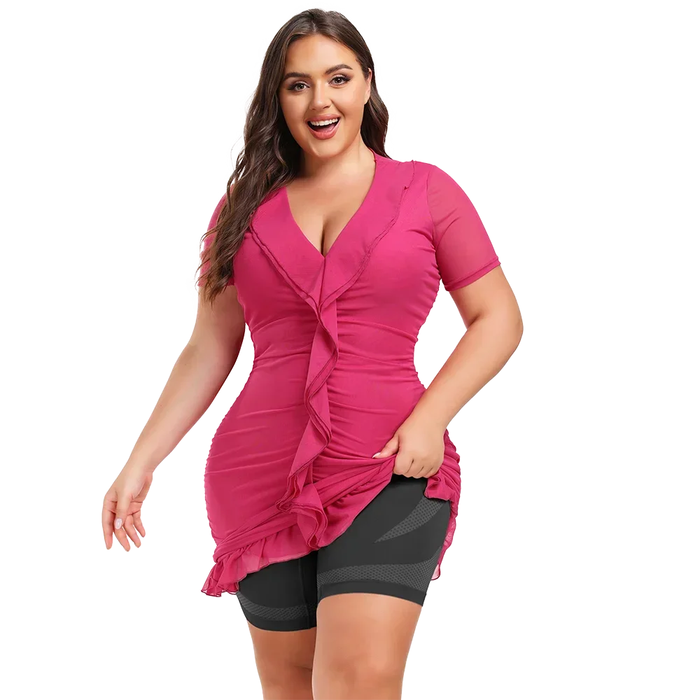 High-Waist Tummy Control Shaping Shorts
