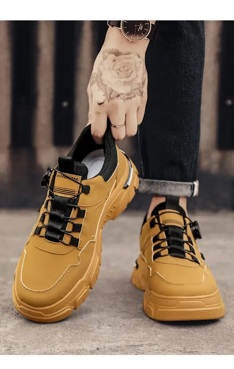 Men’s Autumn Leather Casual Sneakers