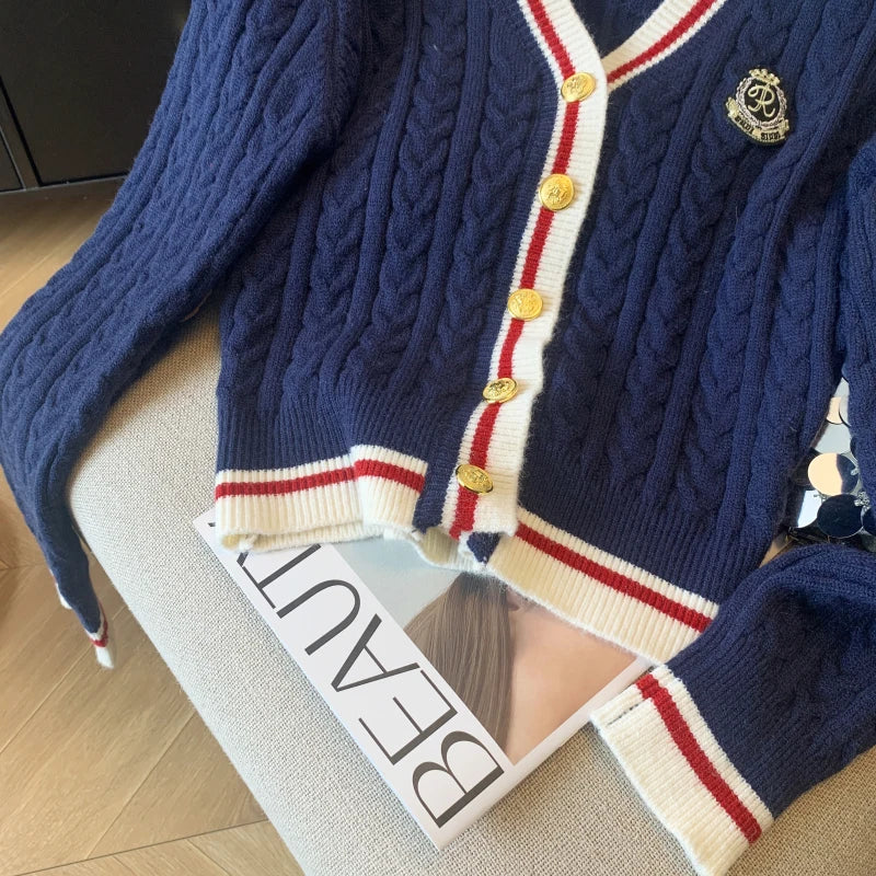 Women's V-Neck Knit Sweater