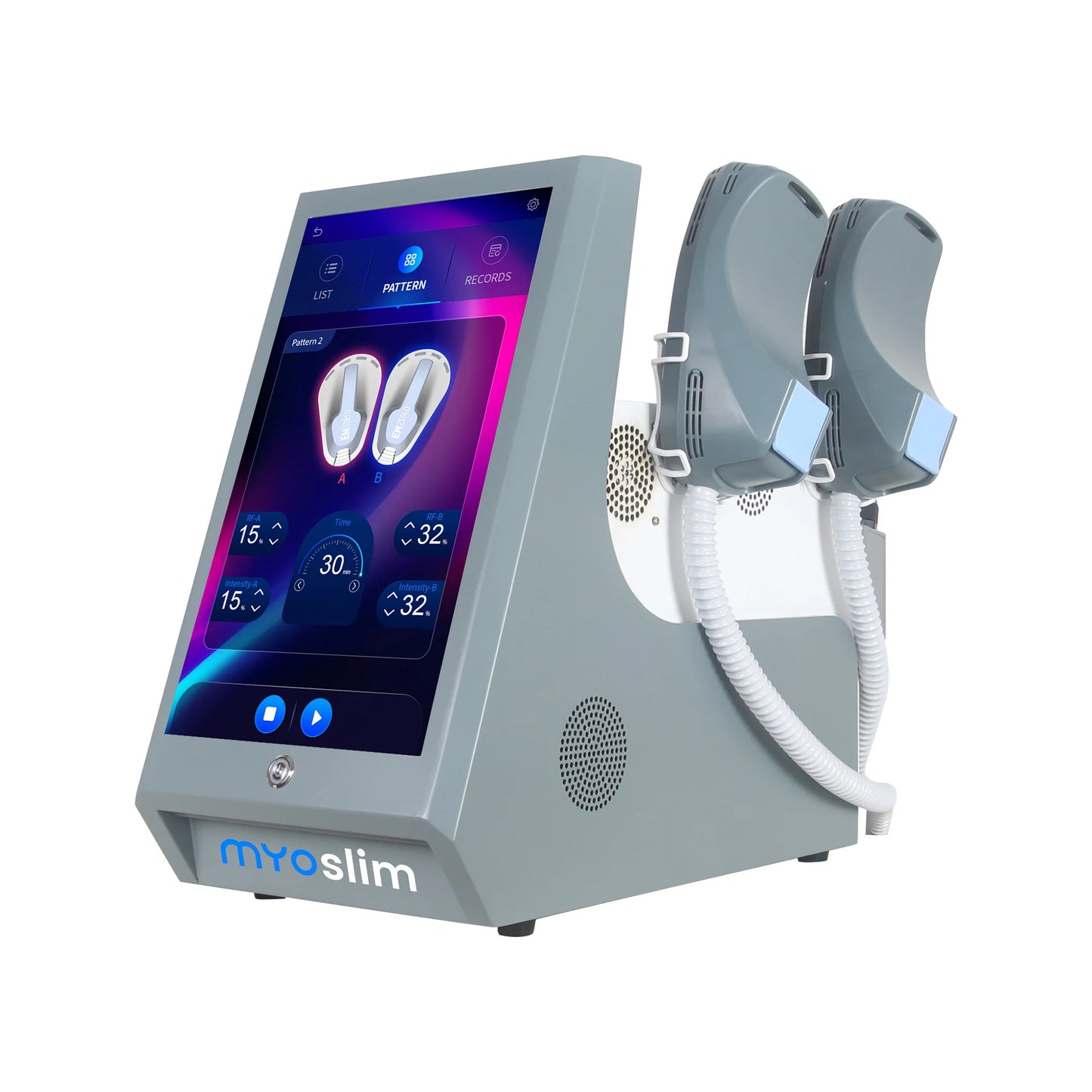 Myoslim 15 Tes 6500W EMS Body Muscle Stimulator RF EMS Portable Body Sculpting Machine Slimming Weight Lose Electromagnetic