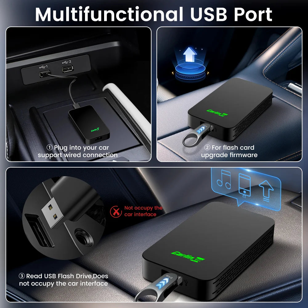 CarlinKit Wireless CarPlay & Android Auto Adapter