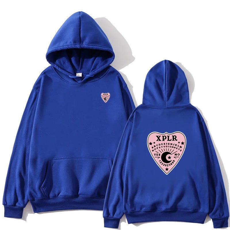 Autumn and Winter Sam and Colby XPLR Men's and Women's Hooded Sportswear Long Sleeve Casual Hoodie Warm Street Clothing Top