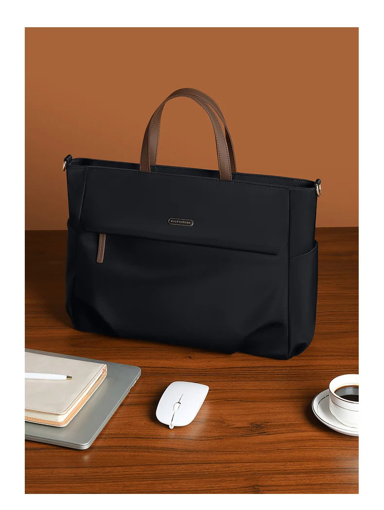 GOLF Women Business Handbag Briefcase Laptop Bag 15 Inch Waterproof Work Office Bag for Ladies Commuter Shoulder Bags Computer