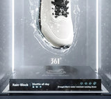 361 Degrees Wingblade Rainblock Men Running Shoes Splash Proof Anti-Slip Water Repellent Grippy Stable Male Sneakers 672532231