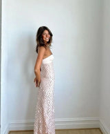 Geometric Print V-Neck Sun Dress