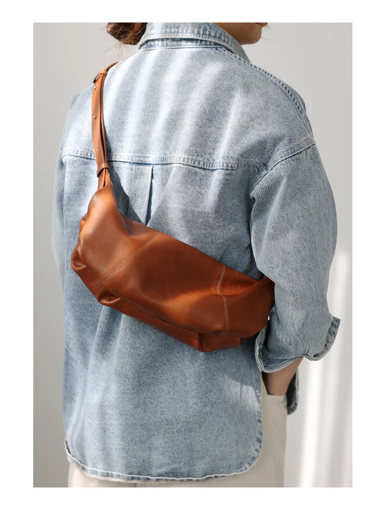 2023 Fashion Real Leather Crossbody Bags For Women Luxury Soft Cowhide Shoulder Bag Practical And Portable