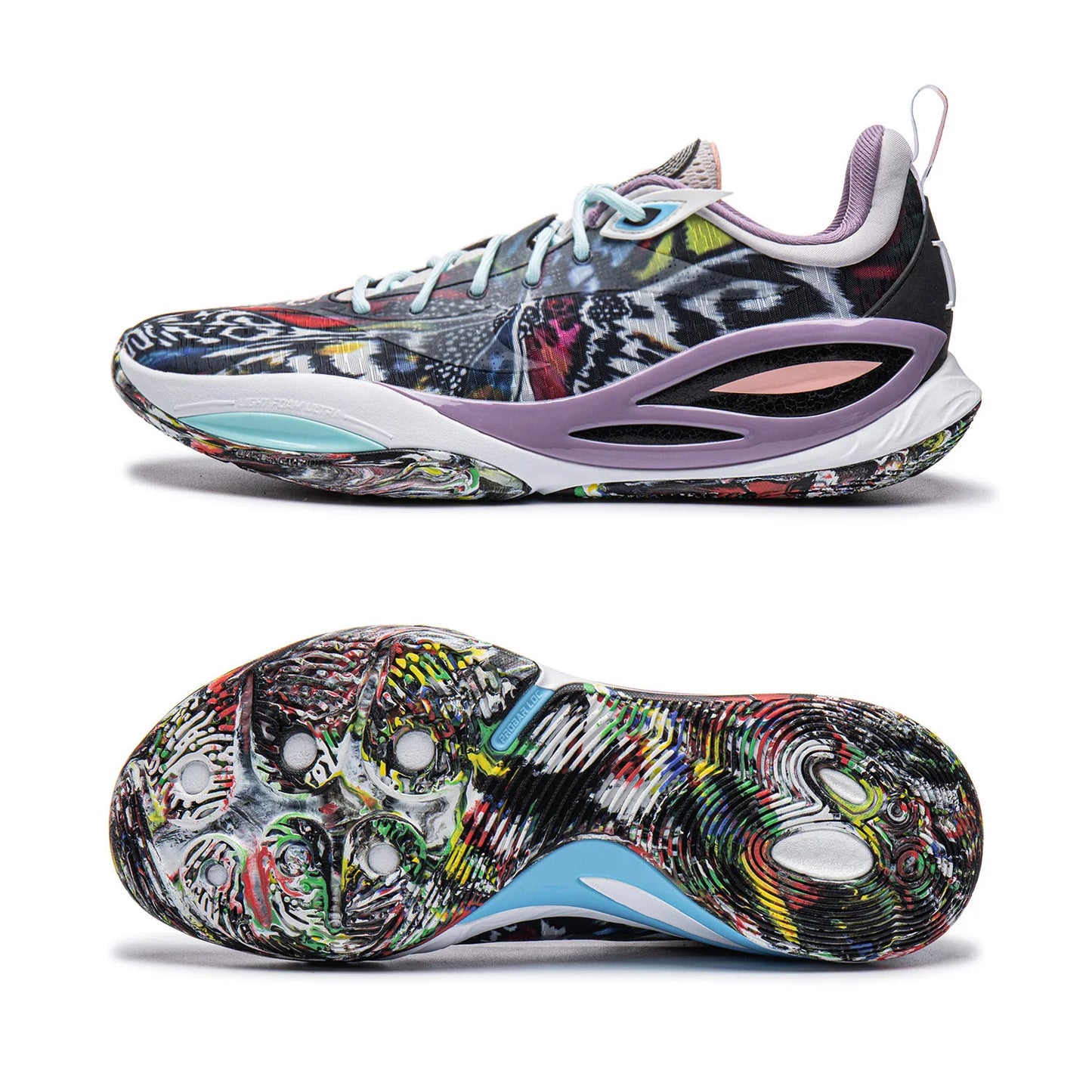 Li-Ning Men's Wade DLO 2 On Court Basketball Shoes BOOM Cushion Stable Support Lightweight LiNing Durable Sports Shoes ABPW013