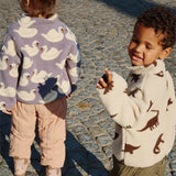 Kids' Sequin Lambswool Winter Jacket