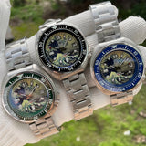 STEELDIVE SD1970J Kanagawa Turtle Full Luminous Dial Ceramic Bezel NH35 AutomaticSTEELDIVE Offical Store Mens Dive Watch
