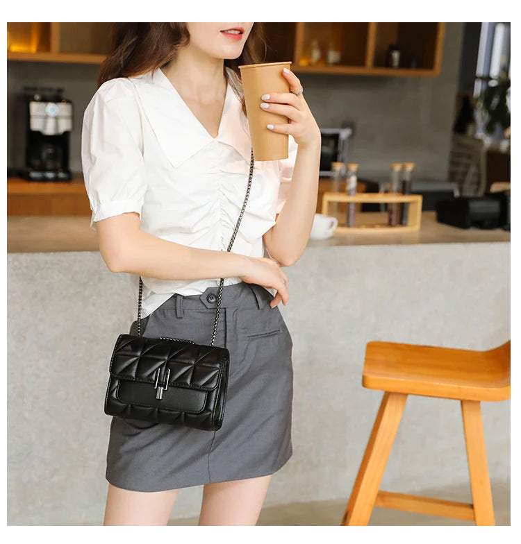 Women's PU Leather Crossbody Shoulder Bag