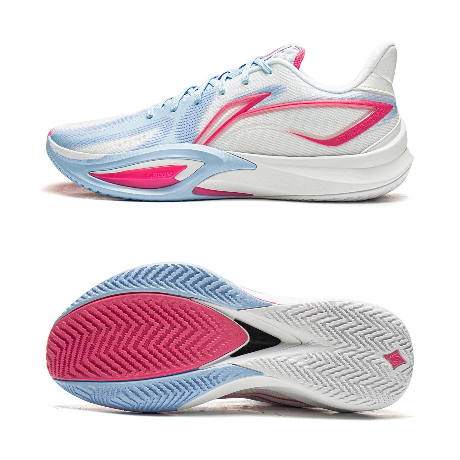 Li-Ning Men's SHINING 3 Professional Basketball Shoes BOOM Cushion Lightweight Breathable LiNing Competition Sneakers ABAW007