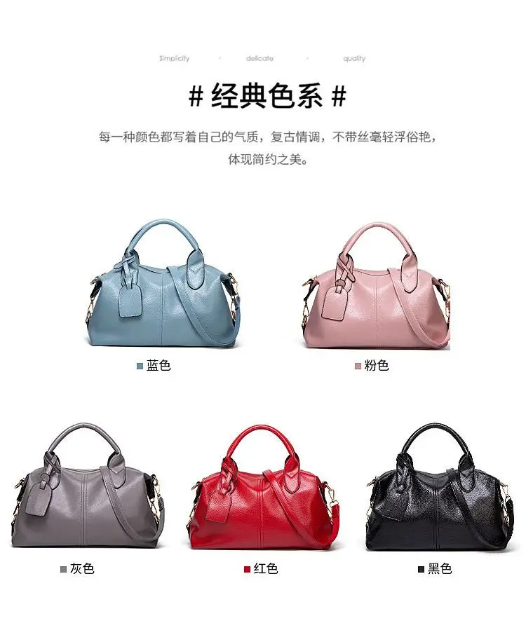 Women Handbags 2024 New Lychee Pattern Women's Korean Version Sweet And Fashionable Soft Women's Bag