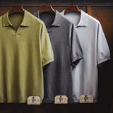Maden Vintage Seagull Collar Polo Shirt for Men