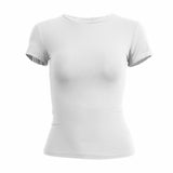 Y2K Slim-Fit Knitted Tee