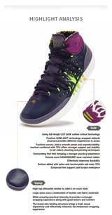 361 Degrees Joker 2 Men Basketball Shoes High-top New Jokic Shock-Absorbing Anti-slip Actual Support Male Sneakers 672611104