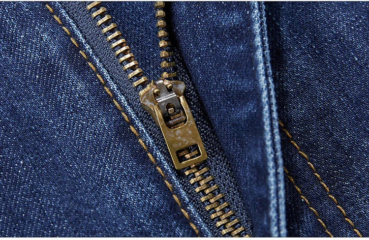 Plus Size Men's Jeans 10XL(160kg) Straight Leg Stretch Denim Pants For 160KG Heavyweight Blue/Black Big & Tall Casual Trousers