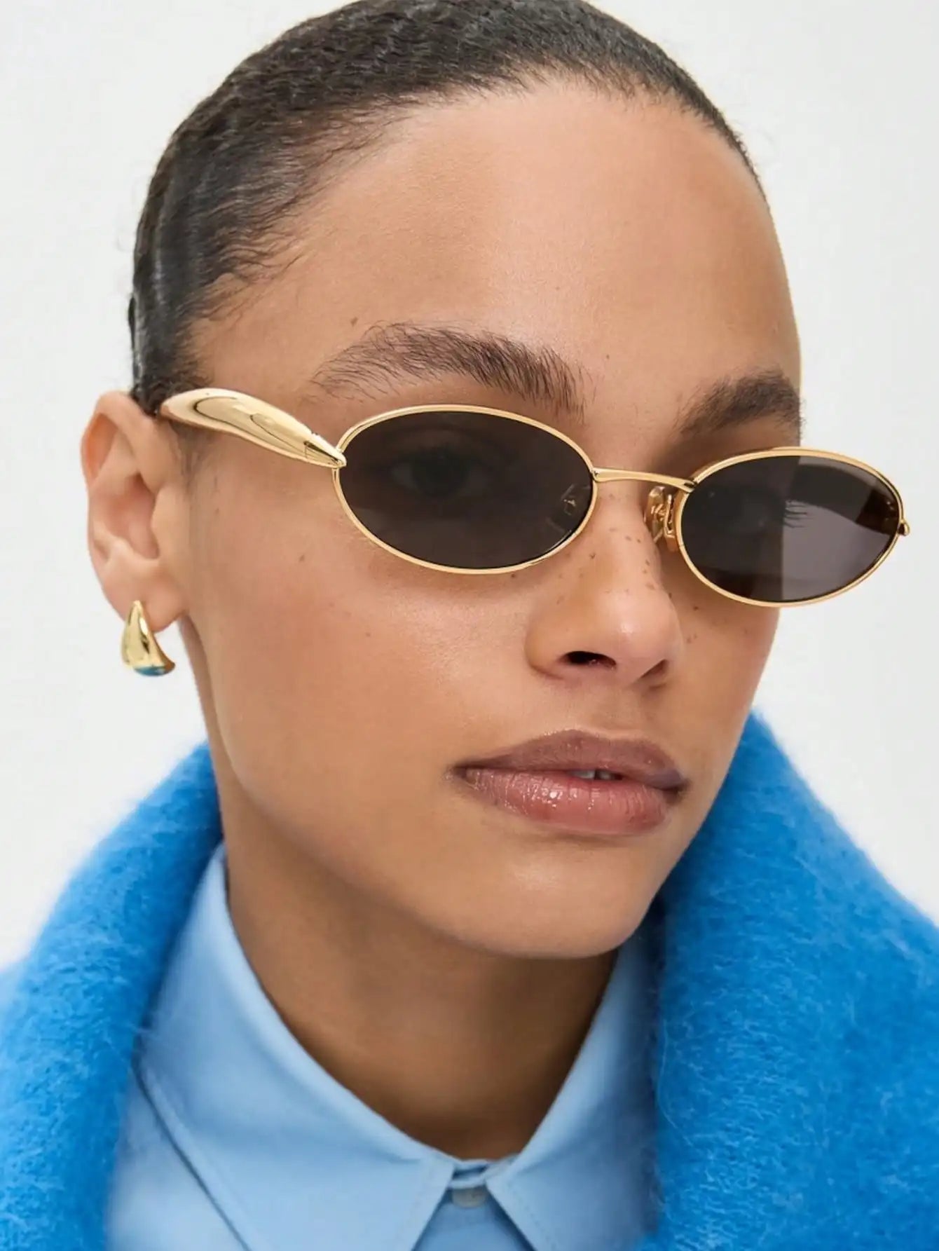 Large Frame Double Bridge Aviator Sunglasses | UV400