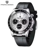 40mm New V2 PAGANI DESIGN Classic fashion Men Quartz Watches Sapphire Retro Chronograph Stainless Steel Waterproof Watch for Men
