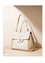 Summer 2026 Women's Raffia Woven Tote Bag Split Leather Crossbody Straw Messenger Bag Grass Weaving Shoulder Bag for Ladies New