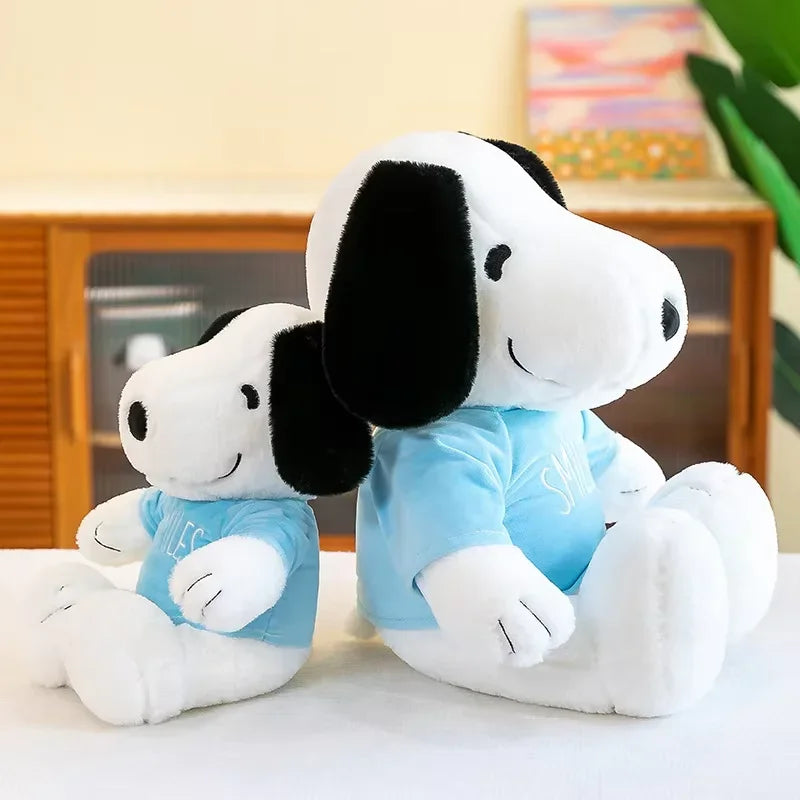 35cm Kawaii Snoopy Plush Toy – Soft White Dog Stuffed Pillow for Kids & Gifts