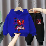 Spring Autumn Children's Clothing Sets Boys Cartoon Sweatshirts and Sweatpants 2pcs Sets Kids Hoodied Sport Pullover Tracksuits