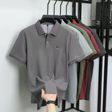 Men's Cotton Bear Embroidery Polo | Korean Style